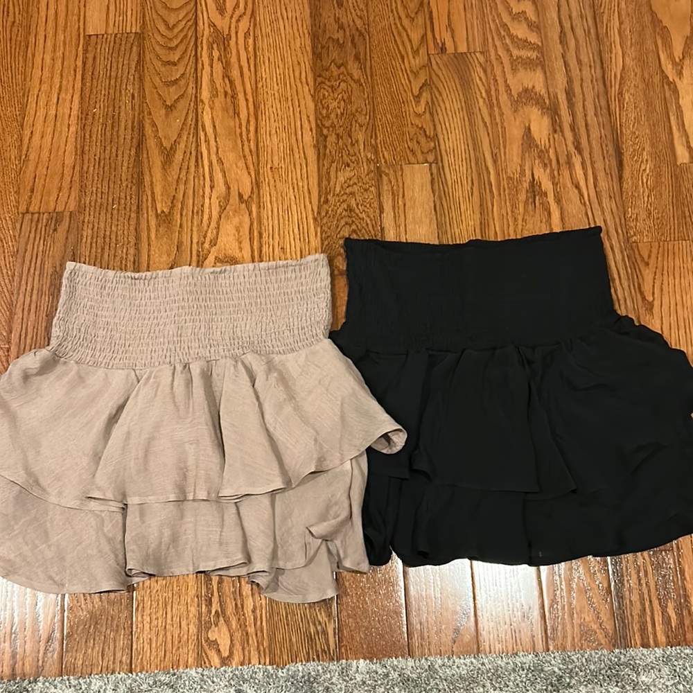 flowy skirts (both included in price)